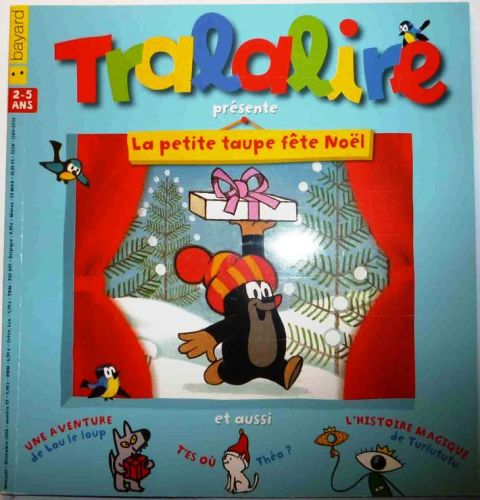 couverture du magazine Tralalire N°97 : la petite taupe fête Noël